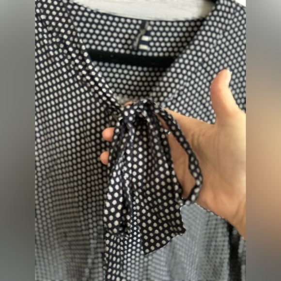 Saint James neck tie blouse - Picture 2 of 15